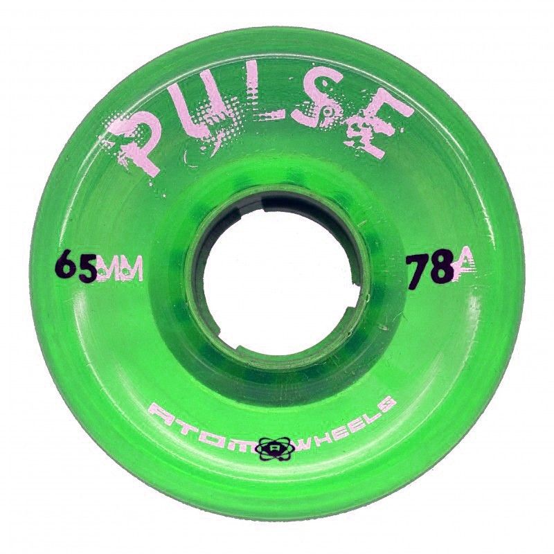 Kółka Atom Pulse 65 mm 78A (zielone) - 4 szt.